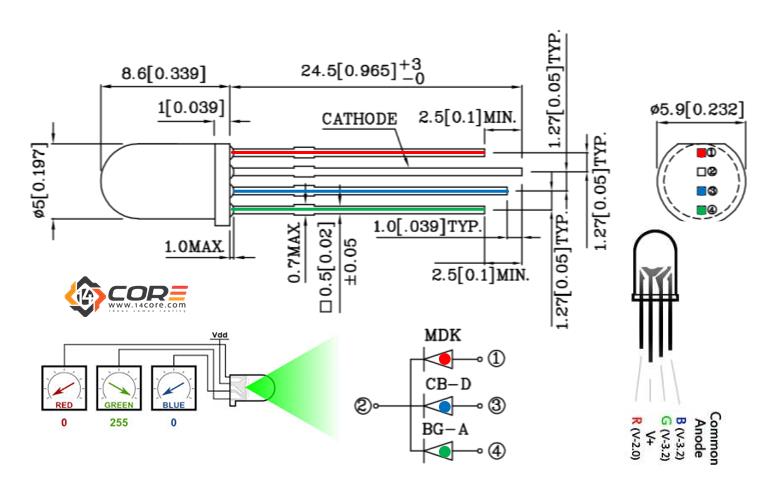 Arduino Rgb Led Circuit Diagram