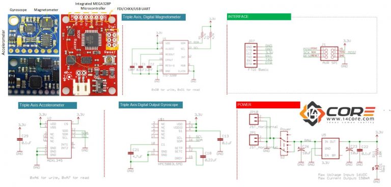 accelerometer adxl345 wire library code