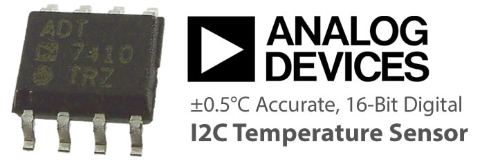 Capteur de température I2C TC74A0 ADA4375 Adafruit - Capteurs TO92